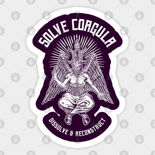 Solve Coagula Sticker by artslaves